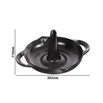 STAUB | SPECIALITIES - Brytfanna do kurczaka - Ø 240mm - Żeliwo - Prime Gastro