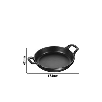 STAUB | SPECIALITIES - Naczynie do zapiekania - Ø 120 mm - Żeliwo - Czarny - Prime Gastro