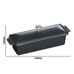 STAUB | SPECIALITIES - Waza - 300x110mm - Żeliwo - Czarny