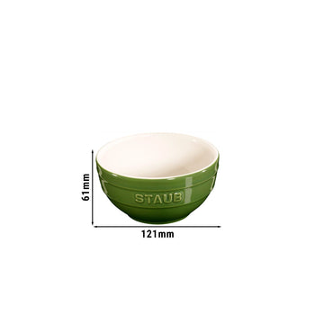 STAUB | CERAMIQUE - Miska - Ø 120mm - ceramiczna - bazyliowa zieleń - Prime Gastro