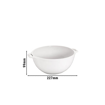 STAUB | CERAMIQUE - Salaterka - Ø 180mm - ceramika - czysta biała - Prime Gastro