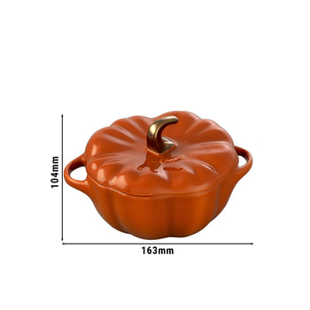 STAUB | CERAMIQUE - Cocotte - Kształt dyni - Ø 120 mm - Ceramika - cynamonowe - Prime Gastro