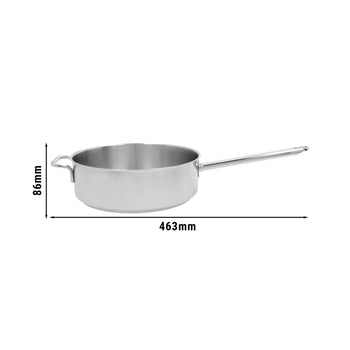 DEMEYERE | APOLLO 7 - Rondel do smażenia bez pokrywki - Ø 240 mm - stal nierdzewna - Prime Gastro