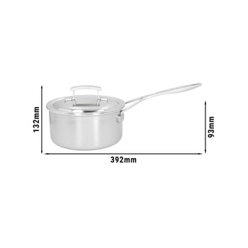 DEMEYERE | INDUSTRY 5 - Rondel z pokrywką - Ø 180mm - Stal nierdzewna - Prime Gastro