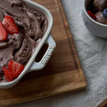 STAUB | CERAMIQUE - Zestaw foremek do piekarnika - 3-częściowy - prostokątny - ceramiczny - kość słoniowa-biały - Prime Gastro