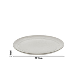 STAUB | DINING LINE - Talerz - płaski - Ø 200mm - Ceramiczny - biała trufla