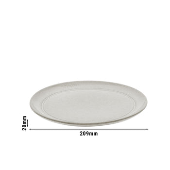 STAUB | DINING LINE - Talerz - płaski - Ø 200mm - Ceramiczny - biała trufla - Prime Gastro