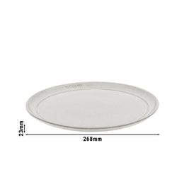 STAUB | DINING LINE - talerz - płaski - Ø 260mm - ceramiczny - biała trufla