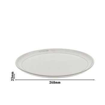 STAUB | DINING LINE - talerz - płaski - Ø 260mm - ceramiczny - biała trufla - Prime Gastro