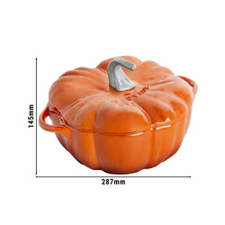 STAUB | LA COCOTTE - Cocotte - Ø 240mm - Żeliwo - cynamonowe | Dynia