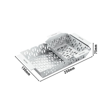 ZWILLING | BBQ+ - Zestaw koszy do grillowania - S/M, 2 szt. - Prime Gastro