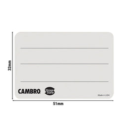 (24 szt.) CAMBRO | StoreSafe® Etykiety rotacyjne - bez etykiety - 250 etykiet na rolce