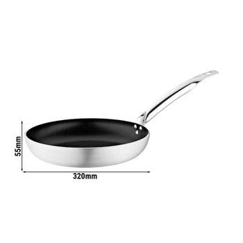 Patelnia do smażenia aluminiowa - Ø 320 mm - Prime Gastro