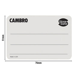 (24 szt.) CAMBRO | StoreSafe® Etykiety rotacyjne - bez etykiety - 250 etykiet na rolce