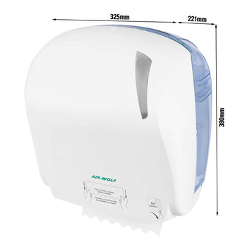 AIR-WOLF | Dozownik ręczników w rolce Autocut - ABS plastik - biały - Prime Gastro