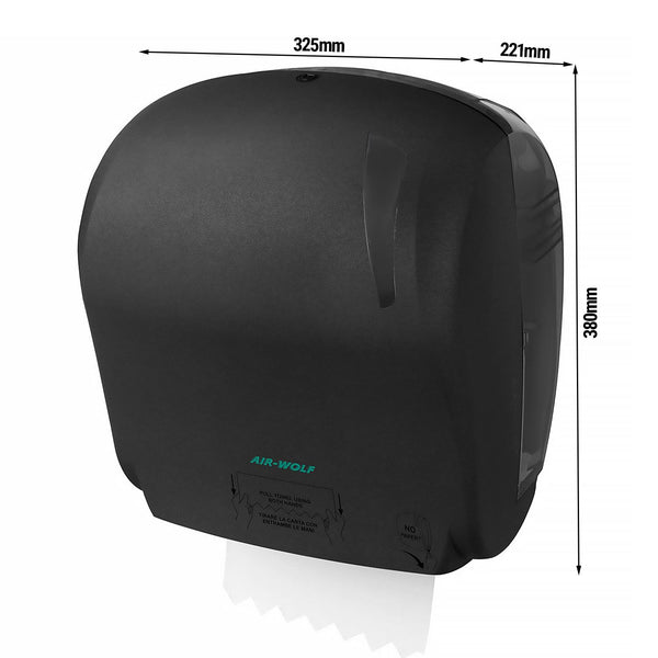 AIR - WOLF | Dozownik ręczników w rolce Autocut - ABS plastik - antracytowy - Prime Gastro