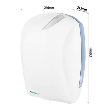 AIR-WOLF | Dozownik ręczników w rolce - ABS plastik - biały - Prime Gastro