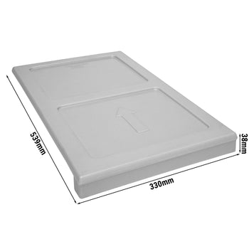 CAMBRO | THERMOBARRIER® - Ściana działowa - odpowiednia dla serii UPC400 lub UPCS400 - szara - Prime Gastro