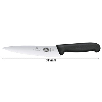 VICTORINOX | FIBROX - Nóż szefa kuchni z ząbkowaną krawędzią - Ostrze: 190 mm - Prime Gastro