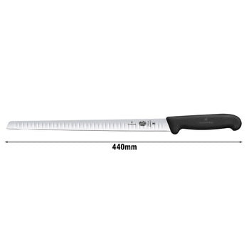VICTORINOX | FIBROX - Nóż do łososia ze żłobieniami - Ostrze: 300 mm - Prime Gastro