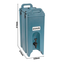 CAMBRO | CAMTAINERS® - izolowany pojemnik na napoje - 17,9 litra - łupkowy niebieski
