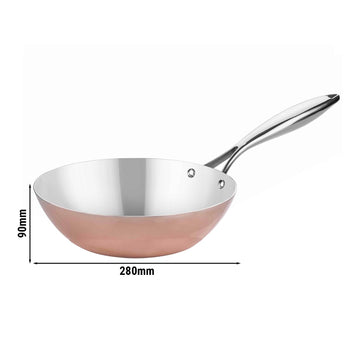 Aluminiowa patelnia wok — Ø 280 mm - Prime Gastro