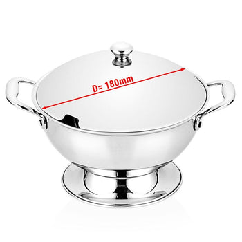 Garnek do serwowania z pokrywką - Ø 180 mm