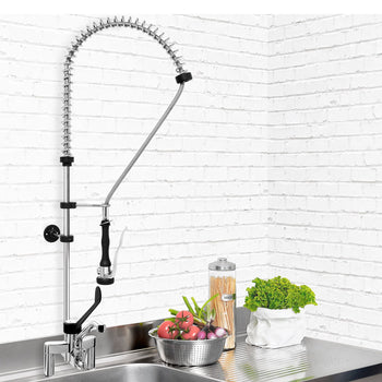 Prysznic z dwoma otworami 4000 - z kranem mieszającym, kranem obrotowym & mieszaczem jednouchwytowym - Prime Gastro