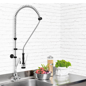 Prysznic z jednym otworem 2000 - z kranem mieszającym, kranem obrotowym & 2 zaworami mieszającymi - Prime Gastro