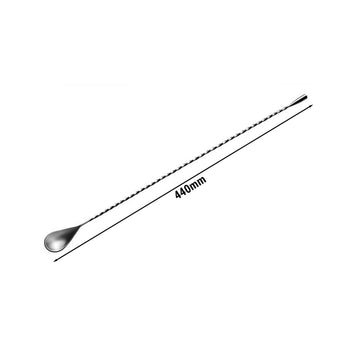 (6 sztuk) Łyżka barowa - stal nierdzewna - długość 440 mm - Prime Gastro