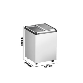 LIEBHERR | Zamrażarka skrzyniowa - 121 litrów - z aluminiową przesuwaną pokrywą - Biały - Prime Gastro