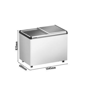 LIEBHERR | Chłodziarka skrzyniowa - 252 litry - z aluminiową przesuwaną pokrywą - Biała - Prime Gastro