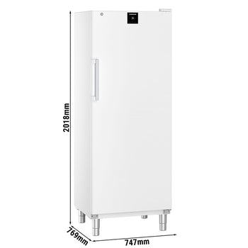 LIEBHERR | Chłodziarka PERFORMANCE - 479 litrów - GN 2/1 - wnętrze z tworzywa sztucznego - z 1 drzwiami - biała - Prime Gastro