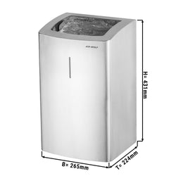 AIR - WOLF | Pojemnik na odpady - 25L - Stal nierdzewna