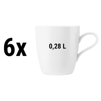 (6 sztuk) SELTMANN WEIDEN | Kubek z uchwytem - 0,28 litra - Prime Gastro
