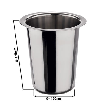 Ociekacz na sztućce - nieperforowany - wysokość: 13,5 cm - Prime Gastro