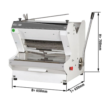 Krajalnica do chleba stołowa - grubość kromki 10 mm - 370 W - Prime Gastro