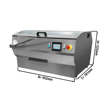 Krajalnica do chleba - grubość kromki 3-40 mm - 1,57 kW - Prime Gastro