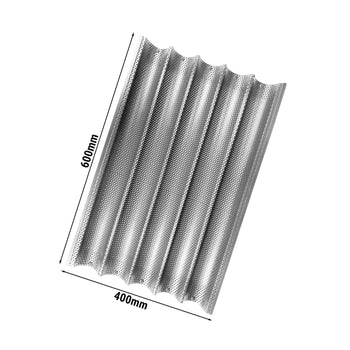 Blacha na bagietki - Aluminium - EN 400x400 - Prime Gastro