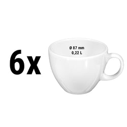 (6 sztuk) SELTMANN WEIDEN | Filiżanka do cappuccino - 0,22 litra