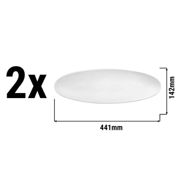 (2 szt.) SELTMANN WEIDEN | Coup Talerz - 440x140mm - Prime Gastro