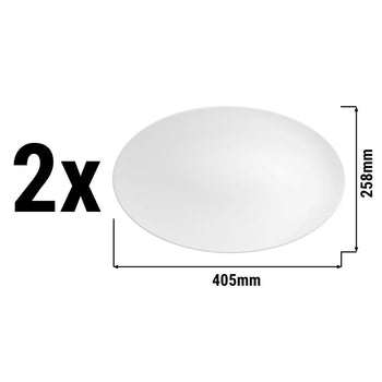(2 szt.) SELTMANN WEIDEN | Coup Talerz - 400x255mm - Prime Gastro