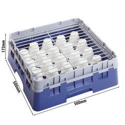 (6 sztuk) CAMBRO | CAMRACK® - Kratka pokrywy kosza dolnego - 500x500mm - Szara