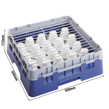 (6 sztuk) CAMBRO | CAMRACK® - Kratka pokrywy kosza dolnego - 500x500mm - Szara - Prime Gastro