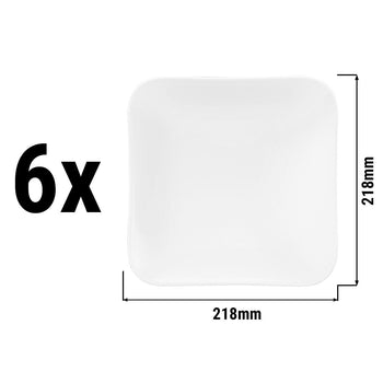 (6 sztuk) SELTMANN WEIDEN | Miska Coup kwadratowa - 220x220mm - Prime Gastro