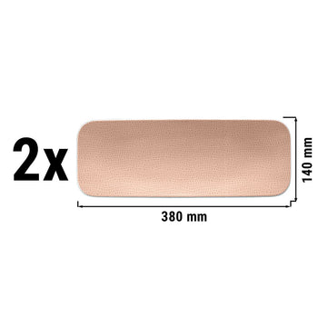 (2 sztuki) SELTMANN WEIDEN | Talerz Coup płaski prostokątny - 380x140mm - Prime Gastro