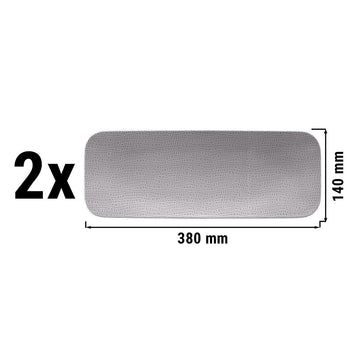 (2 sztuki) SELTMANN WEIDEN | Talerz Coup płaski prostokątny - 380x140mm - Prime Gastro