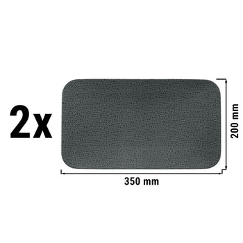(2 sztuki) SELTMANN WEIDEN | Talerz Coup płaski prostokątny - 350x200mm - Prime Gastro