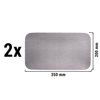 (2 sztuki) SELTMANN WEIDEN | Talerz Coup płaski prostokątny - 350x200mm - Prime Gastro