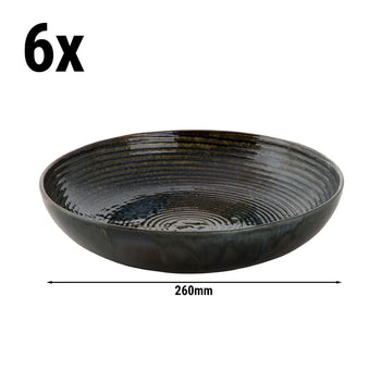 (6 sztuk) METALLIC - Coupe talerz głęboki - Ø 260mm - Zielony - Prime Gastro